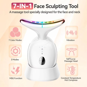 Dispositivo de Masaje Facial 7 en 1, Masajeador Facial Antiarrugas, Doble Mentonera Eléctrica de Belleza con Lifting - Product Image 2