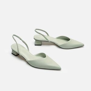 Nuevos Zapatos Elegantes de Tacón Cuadrado con Punta en Pico para Mujer, Zapatos de Vestir Minimalistas con Correa en el Tobillo, Tallas Grandes 41-43, Zapatos de Tacón de Moda - Product Image 5