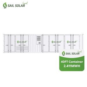 Système de stockage d'énergie en conteneur solaire au lithium de 40 pieds, 2 MWh, 1 MW, adapté pour une utilisation industrielle - Product Image 2