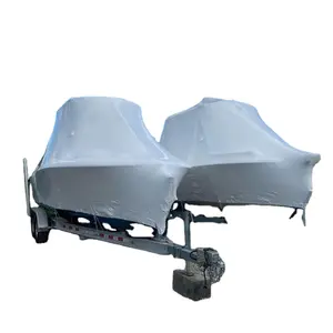 Longxing PE nhựa chống cháy 9 mil 10 mil giàn giáo thuyền thu nhỏ bọc mái tarps bảo vệ phim cho bao bì