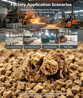 Sable de magnésie frittée de qualité supérieure pour réfractaires de fours à électrofusibles et de convertisseurs – Poudre/grain de magnésie frittée brute de haute pureté