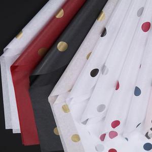 Cartón Dúplex de Alta Calidad, Resistente al Agua, con Estampado de Peras y Puntos, para Forro de Ramos de Flores del Día de San Valentín Chino - Product Image 2