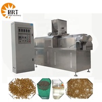 Nouvelle extrudeuse à double vis en acier inoxydable pour les aliments flottants pour crevettes de poisson Capacité de 20 tonnes/H Production automatique d'aliments pour poissons