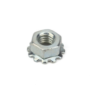 탄소강 K-락 너트 Keps 너트 외부 톱니형 잠금 와셔 포함 - Product Image 6