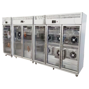 Exhibidor Refrigerado Comercial para Jamón Ibérico Español, Panceta <span class=keywords><strong>de</strong></span> <span class=keywords><strong>Cerdo</strong></span> Crujiente, Acero Inoxidable, Sistema <span class=keywords><strong>de</strong></span> Colgado Multicapa, Control Inteligente - Product Image 3