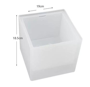 Seau à glace carré à double paroi de 3,5 litres avec LED, logo personnalisable, seau à <span class=keywords><strong>champagne</strong></span> de haute qualité pour bar - Product Image 6