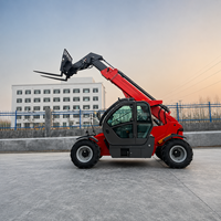 Chariot télescopique de chantier de haute qualité, certifié CE, 18 m de portée, 3T, 4T, 5T, 6T, 4x4, moteur diesel