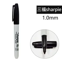 Marqueur de peinture Sharpie multicolore, pointe fine imperméable de 1 mm, marqueur permanent sans poussière, stylo pour gribouillage, écriture, papeterie