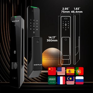 New Design Smartlock New Design Electronic Digital Door <b>Lock</b> for Home Main Entrance <b>Smart</b> KX2-MAX <b>Smart</b> <b>Lock</b> Serie - Product Image 4