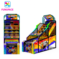 Machine d'arcade de basket-ball de rue à pièces Funspace Guangzhou Factory, nouvelle expérience de jeu, machine de tir au panier de basket-ball