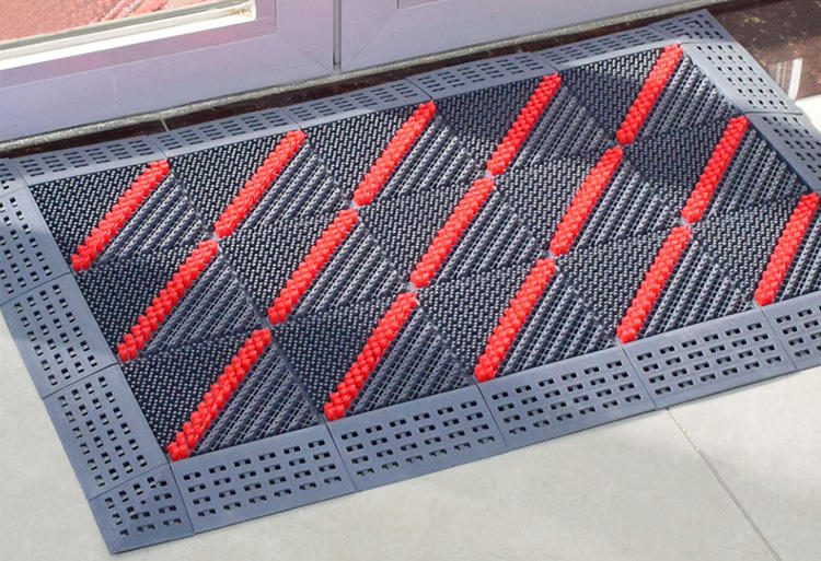 Single brush/Grey block with red brush