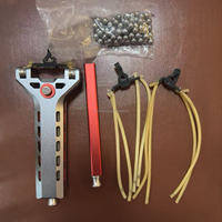 Slingshot magnétique semi-automatique Xiuzong V5 avec chargeur, en alliage d'aluminium CNC, bandes de rechange pour le tir sur cible, équipement d'entraînement