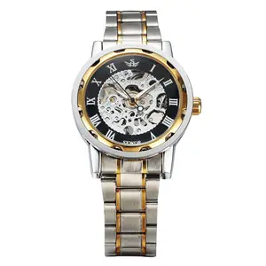 SEWOR นาฬิกากลไกอัตโนมัติของผู้ชาย,นาฬิกาข้อมือธุรกิจคลาสสิกแนวลำลองแฟชั่นปี614
