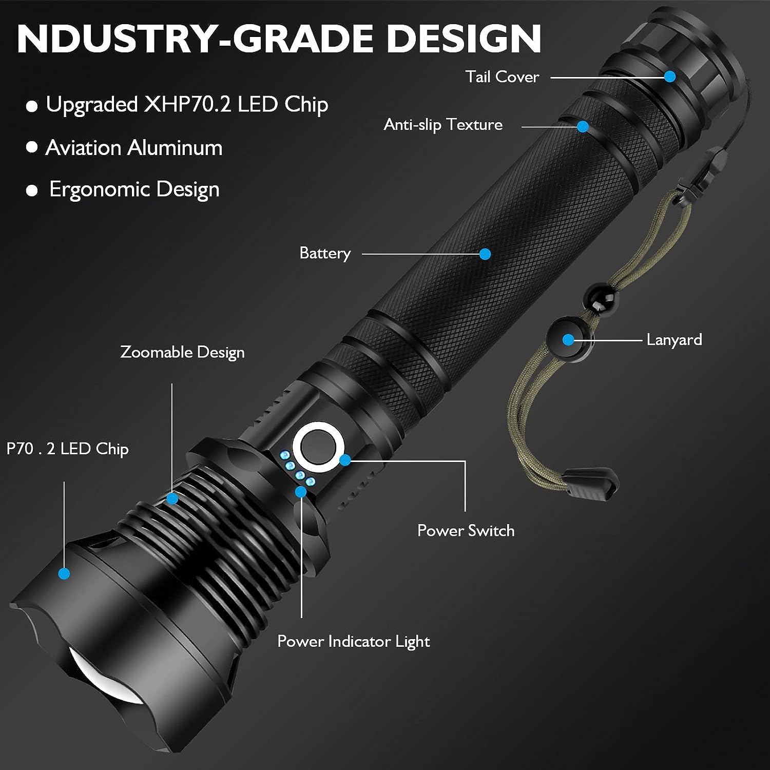 nebo flashlight 310 lumens Nebo Newton Trio Flashlight