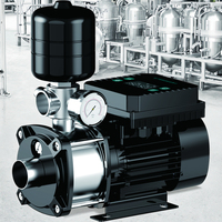 Pompe à eau électrique haute performance en acier inoxydable Booster centrifuge multi-étages silencieux à vitesse variable avec OEM haute pression