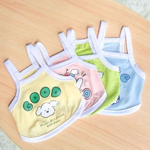 Gilet léger à imprimé animal pour animaux de compagnie, pour chats et chiens, avec motif de chiot, couleurs macaron, Bichon Frise, printemps et été - Product Image 2