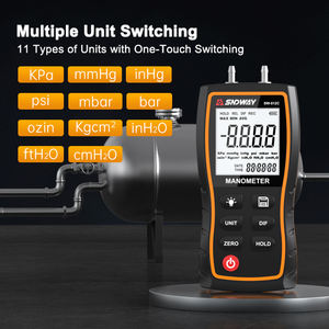 Manómetro <span class=keywords><strong>Digital</strong></span> Portátil SNDWAY SW-512B <span class=keywords><strong>para</strong></span> Pruebas de <span class=keywords><strong>Aire</strong></span> y Agua, Medidor de Presión Diferencial <span class=keywords><strong>para</strong></span> Medición Industrial - Product Image 2