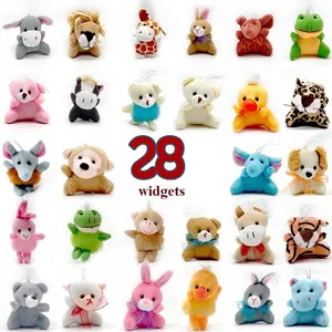 Yangzhou chinois vente en gros Mini pendentif Animal jouets pour enfants peluche jouet animal