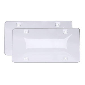 Cornice Porta Targa Americana Personalizzata Jutien in Plastica Trasparente per Moto - Product Image 4