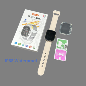 Montre connectée WK37 Mate Luxury Style en acier doré, Reloj Inteligente, Smart Watch Série 8, Pk T800 T900 ultra - Product Image 4