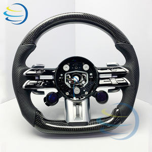W460คาร์บอนไฟเบอร์ Mercedes Benz <span class=keywords><strong>AMG</strong></span> คลาสกำหนดเอง W463 W465 S คลาส W221 W116 W126 W140 W220 W221 W222พวงมาลัย W223 - Product Image 6