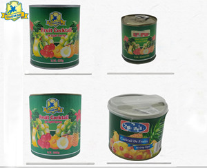 Wholesale Price 3000g Natural <strong>Cherry</strong> Flavored Light <strong>Syrup</strong> Mixed Canned Tropical Fruit - Product Image 2