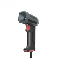 Lecteur de codes-barres laser sans fil portable avec interface USB ou RS232, lecture de codes-barres 1D, avec station de charge