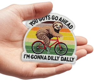 Parches Bordados 'You Guys Come First', 'I'm Going to Pick Them Slowly', Parche de Bicicleta Sloth, Apto para Chaquetas, Gorras y Ropa - Product Image 2