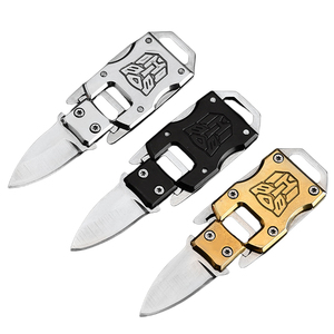 チェーン付き屋外ミニトランスフォーマーナイフ折りたたみキャンプナイフ - Product Image 1