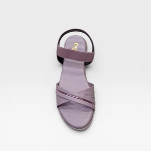 Sandales compensées roses élégantes pour femmes, confortables avec bride arrière, semelle souple, légères, chaussures décontractées et tendance pour le quotidien - Product Image 2