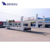 Vente de remorque de transporteur de voiture et de camion Remorquage de cargaison de Dubaï Semi-remorque pliable avec hydraulique