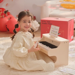 Wholesale Wooden Digital Piano <b>Keyboard</b> for Kids Children Piano <b>Keyboard</b> 25 Keys with Stools Durable Piano for Kids Gift - Product Image 6