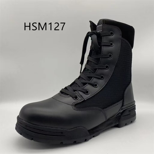 Stivali Tattici da Combattimento HY, Suola in EVA+Gomma Antiurto, Marca Originale <span class=keywords><strong>Vibram</strong></span>, Stivali Desert 8 Pollici Striker, Unisex per Attività all'Aperto HSM311 - Product Image 5