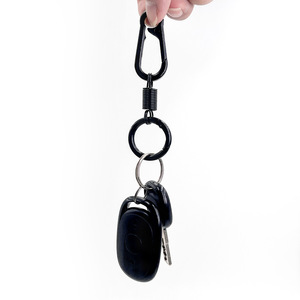 Mousquetons personnalisés en alliage de zinc avec anneaux à ressort, porte-clés colorés, accessoires de bijouterie - Product Image 3