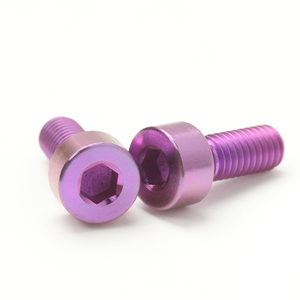 Sekrup Kepala Heksagonal Berlapis <span class=keywords><strong>Titanium</strong></span> Warna Pink, Baut Allen <span class=keywords><strong>Titanium</strong></span> - Product Image 3