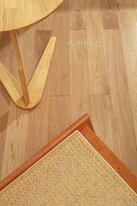 Suelo de Madera de Roble <span class=keywords><strong>Blanco</strong></span> Europeo para Sala de Estar, Diseño de Grano Montañoso, Longitud Aleatoria Escalonada - Product Image 6