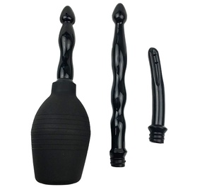 Nettoyant anal en PVC souple confortable <span class=keywords><strong>de</strong></span> 310 ml avec 2 embouts, jouets sexuels pour hommes et femmes, nettoyage anal/vaginal, douche anale - Product Image 1