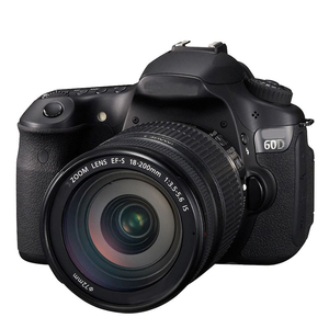 DF Wholesale Original 96% Neuf Appareil Photo Reflex Numérique 60D APS-C Full HD 1080p avec Objectif EF-S 18-200mm F/3.5-5.6 IS - Product Image 1