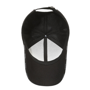 <b>Baseball</b> <b>Cap</b> For Men Sun Protection Outdoor Casual Wear Duckbill Fishing Hat Black Polyester Fabric - Product Image 3