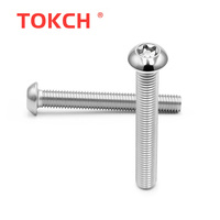 Sekrup Mesin Anti Bongkar Kepala Tombol Torx Baja Tahan Karat Khusus dengan Pin Pengaman untuk Fasilitas Umum dan Pemasangan Panel Surya