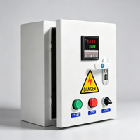 Boîtier de commande industriel KYUN QCX5 pour ventilateur d'extraction de fumée, moteur, pompe à eau, double alimentation, distribution triphasée