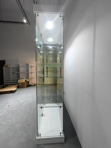 Nhà máy tùy chỉnh temper kính hiển thị trường hợp kính <span class=keywords><strong>Showcase</strong></span> kính hiển thị tủ với 2 đèn LED - Product Image 5