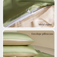 Draps de lit en bambou 100% viscose de luxe en gros 300TC doux et soyeux refroidissement naturel housses de couette ensemble de literie