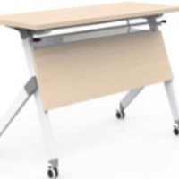 Table de conférence et de formation pliable Yazhi, structure en acier, style minimaliste moderne, mobilier de bureau transformable, directement de l'usine