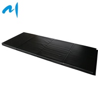 Colchoneta Plegable de Gimnasio de Alta Densidad, 18oz, PVC, Portátil, con Acolchado de Espuma EPE de 40mm de Grosor, para Ejercicio y Aeróbicos