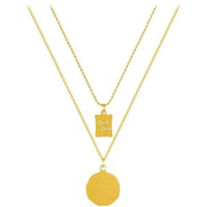 เครื่องประดับแฟชั่นสร้อยคอจี้เครื่องประดับสำหรับผู้หญิงสร้อยคอเครื่องประดับที่ดีสร้อยคอสแตนเลสชุดสร้อยคอ bisuterí Goodluck - Product Image 3