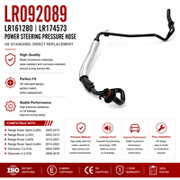 Selang Pipa Inlet Air Pendingin Mesin Premium Tahan Lama LR092089 LR161280 LR174573 untuk Land Rover Range Rover Velar 2.0L