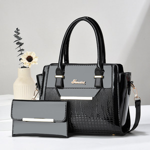 Bolso <span class=keywords><strong>de</strong></span> Mano <span class=keywords><strong>de</strong></span> Lujo <span class=keywords><strong>de</strong></span> 2 Piezas con Estampado <span class=keywords><strong>de</strong></span> Cocodrilo para Mujer, Bolso <span class=keywords><strong>de</strong></span> Hombro Cruzado <span class=keywords><strong>de</strong></span> Moda para Invierno 2025 - Product Image 1