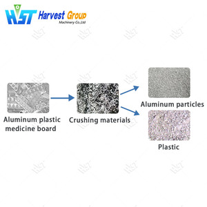 Máquina de reciclaje de bolsas de plástico de aluminio para alimentos Máquina de reciclaje de bolsas de plástico de papel de aluminio Máquina de separación de PVC de aluminio - Product Image 4