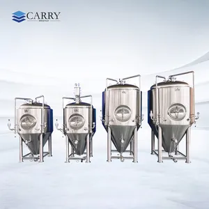 Tanques de fermentación de acero inoxidable de 500 litros Fermentador cónico de cerveza de 500 litros